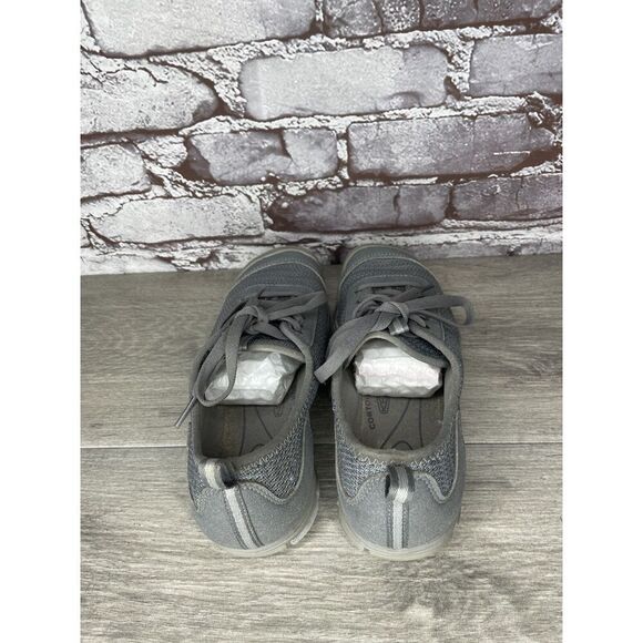 Keen Gray Textile Knit Lace Up Athletic Sneakers Shoes Women Sz 7M US/37.5EU - Picture 5 of 16